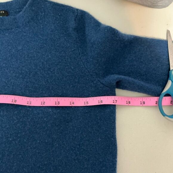 Talbots Womens Pure Cashmere 3/4 Sleeve sweater Roundneck size PM - Picture 4 of 5